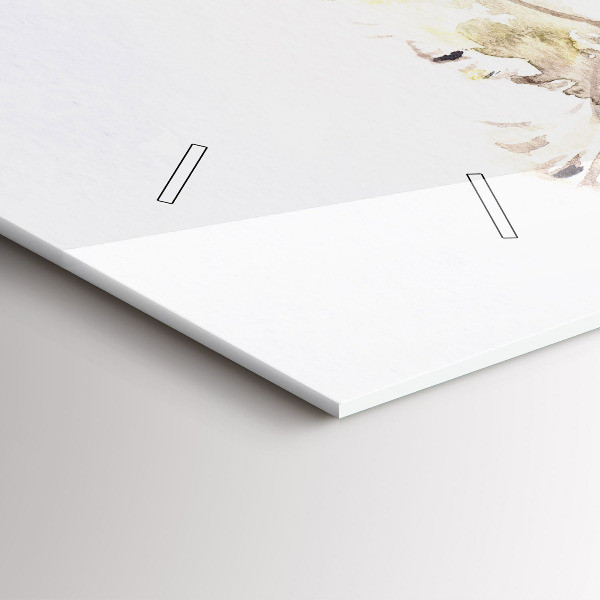 Horizontale Uhr mit motiv Fliegende Vögel