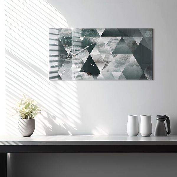 Horizontale Uhr Meereswellen abstrakt