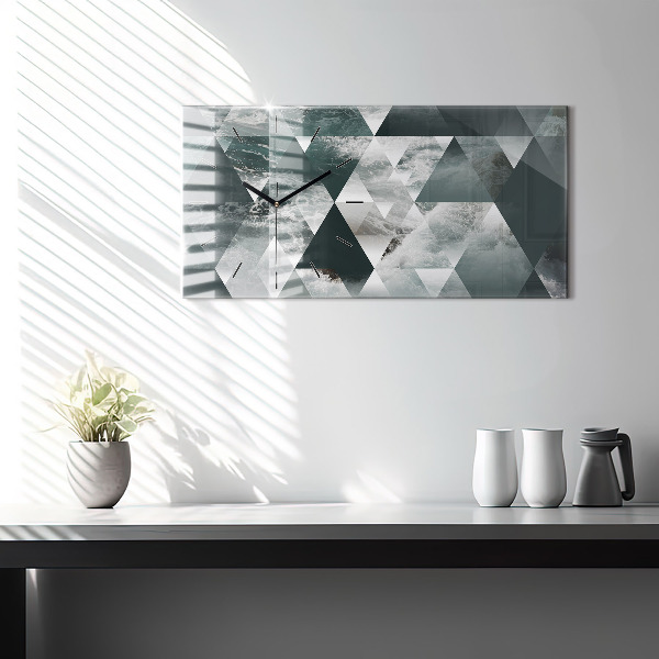 Horizontale Uhr Meereswellen abstrakt