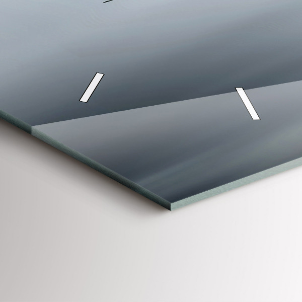 Horizontale Uhr mit motiv Militärflugzeug im Flug