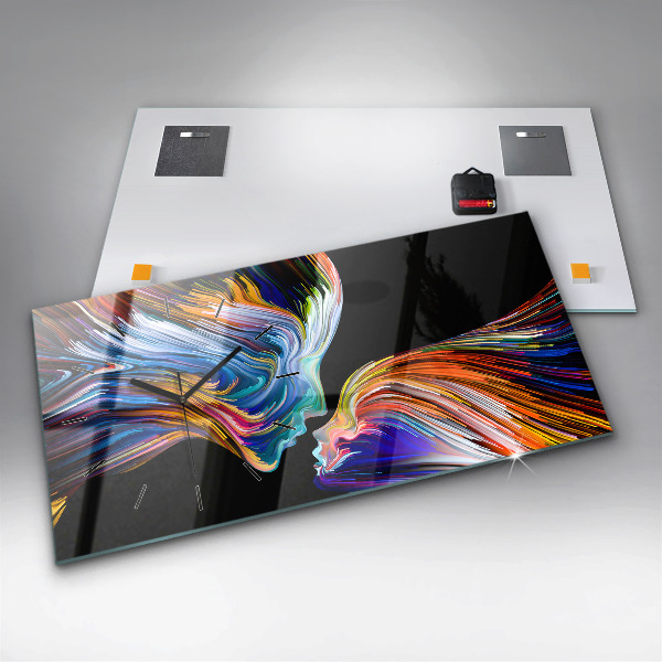 Horizontale Uhr mit motiv Emotionale Kunst