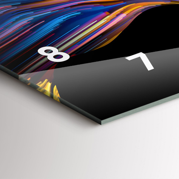 Horizontale Uhr mit motiv Emotionale Kunst