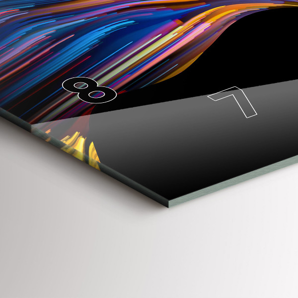 Horizontale Uhr mit motiv Emotionale Kunst