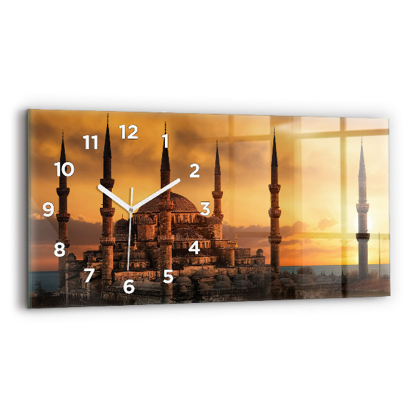 Horizontale Uhr mit motiv Istanbuler Moschee