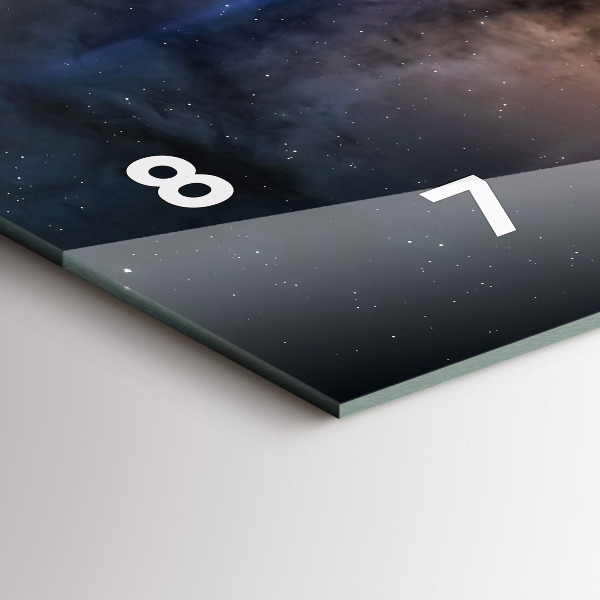 Horizontale Uhr mit motiv Astronaut im Weltraum