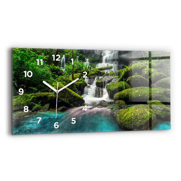 Horizontale Uhr mit motiv Wasserfall Thailand