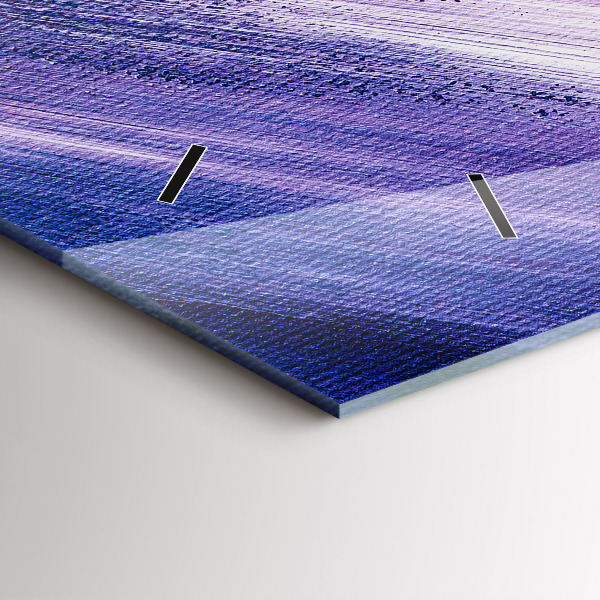 Horizontale Uhr mit motiv Acrylfarbe Textur