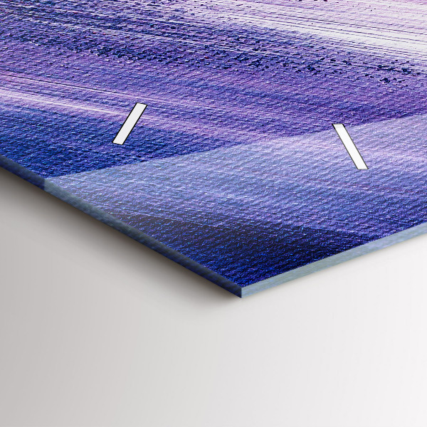 Horizontale Uhr mit motiv Acrylfarbe Textur