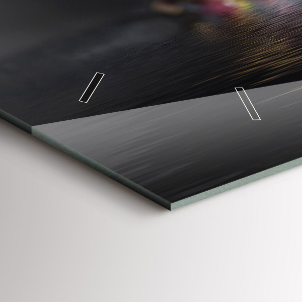 Horizontale Uhr Orchideenblüte auf dem Wasser