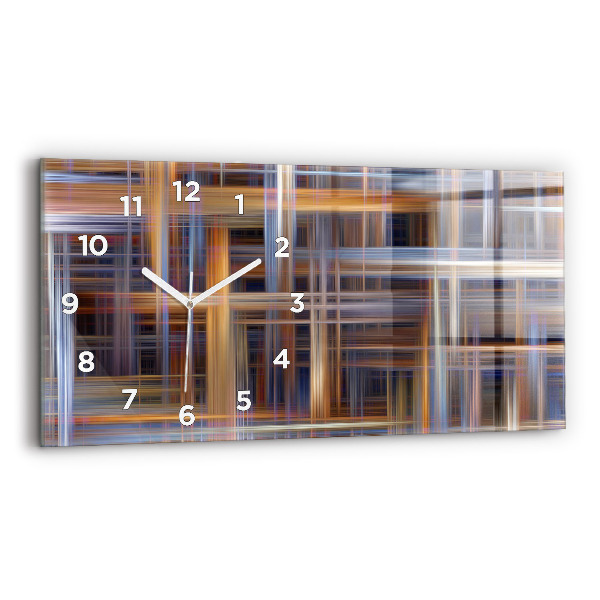 Horizontale Uhr mit motiv Geometrische Abstraktion