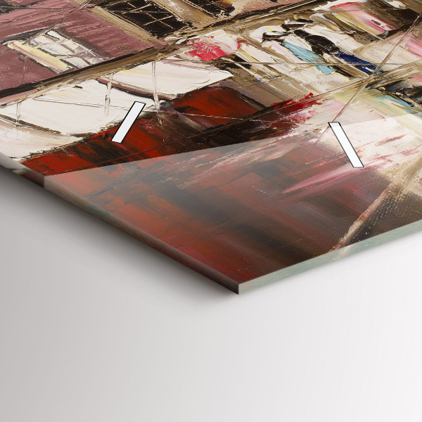 Horizontale Uhr Stadt Paris