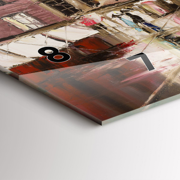 Horizontale Uhr Stadt Paris