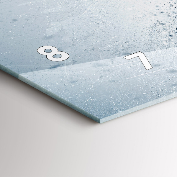 Horizontale Uhr Laufender Mann