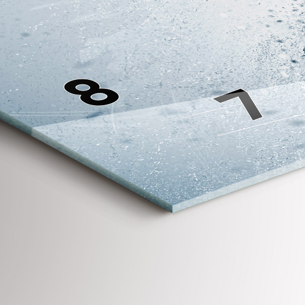 Horizontale Uhr Laufender Mann