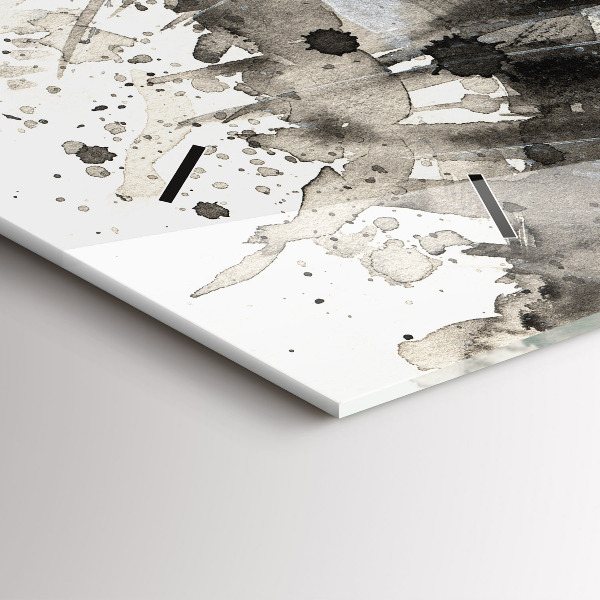 Horizontale Uhr mit motiv Gemaltes Porträt