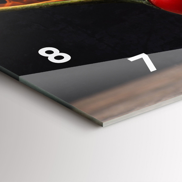 Horizontale Uhr Peperoni-Schote