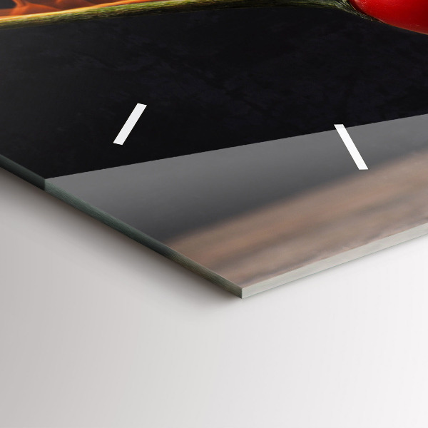 Horizontale Uhr Peperoni-Schote