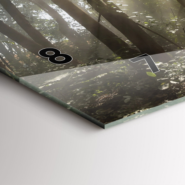 Horizontale Uhr Elefant im Dschungel