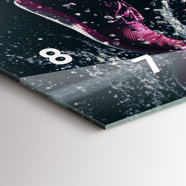 Horizontale Uhr Gesunder Lebensstil und Laufen