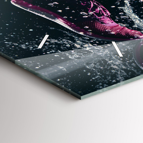 Horizontale Uhr Gesunder Lebensstil und Laufen