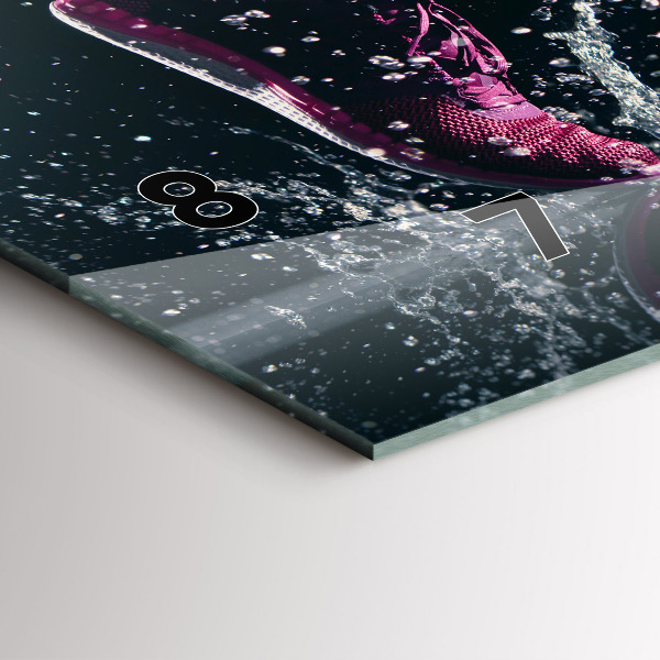 Horizontale Uhr Gesunder Lebensstil und Laufen