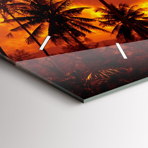 Horizontale Uhr Thailand Strand Klong Prao