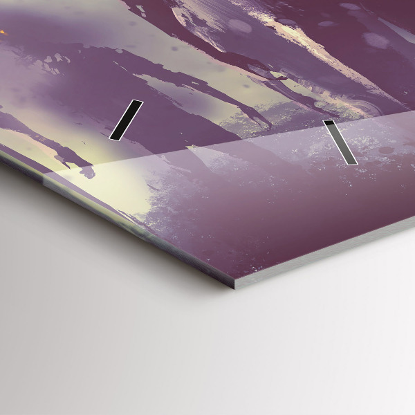 Horizontale Uhr mit motiv Zombie bei Nacht - Halloween