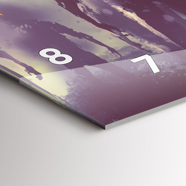 Horizontale Uhr mit motiv Zombie bei Nacht - Halloween