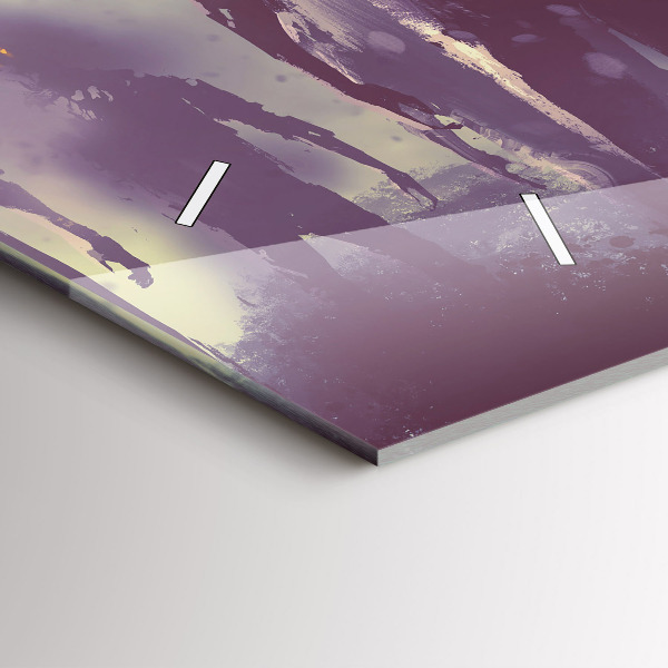 Horizontale Uhr mit motiv Zombie bei Nacht - Halloween