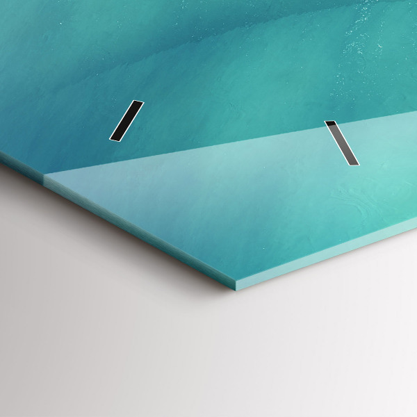 Horizontale Uhr Herzinsel