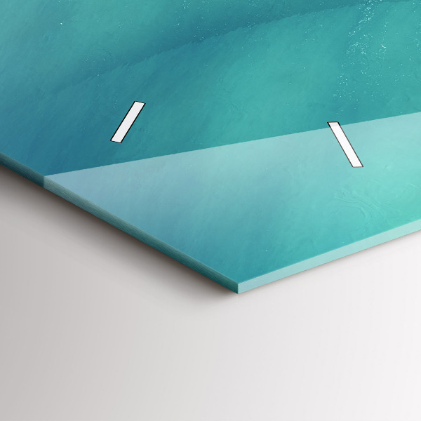 Horizontale Uhr Herzinsel