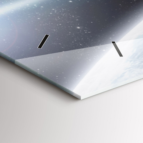 Horizontale Uhr mit motiv Kosmos Planeten