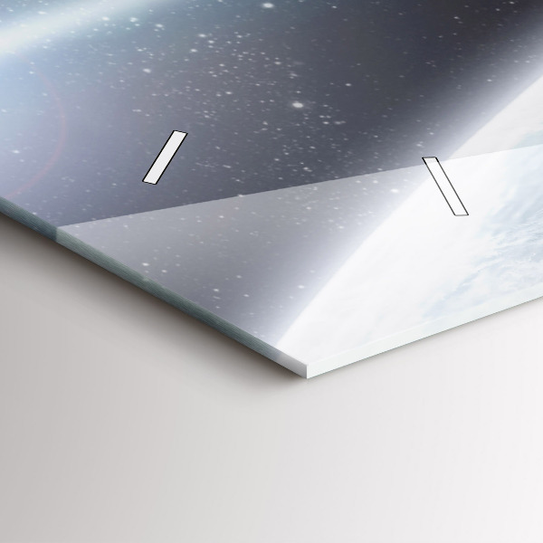 Horizontale Uhr mit motiv Kosmos Planeten