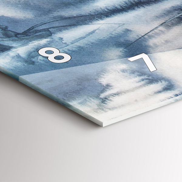 Horizontale Uhr Fischer auf einem See