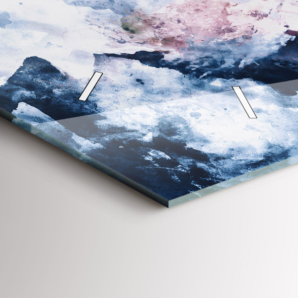 Horizontale Uhr Abstrakte Bergketten