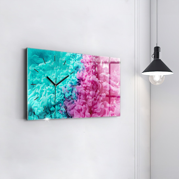 Horizontale Uhr mit motiv Moderne Kunst - Flecken