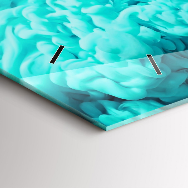 Horizontale Uhr mit motiv Moderne Kunst - Flecken