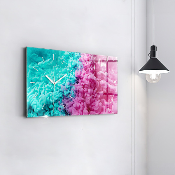 Horizontale Uhr mit motiv Moderne Kunst - Flecken