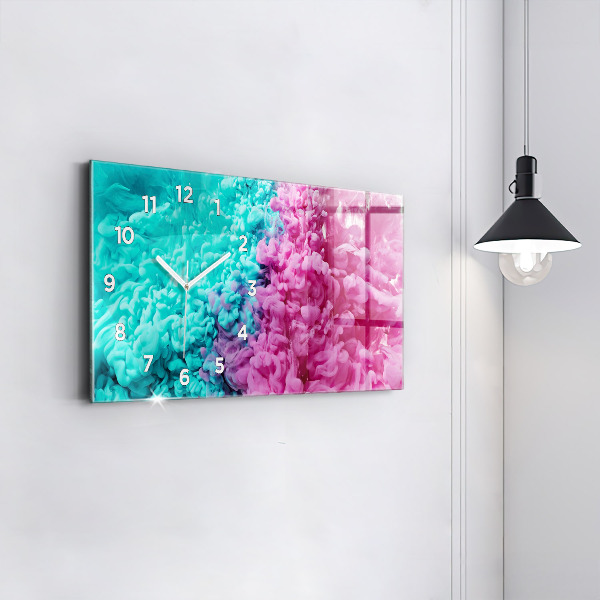 Horizontale Uhr mit motiv Moderne Kunst - Flecken