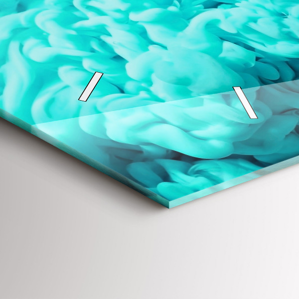 Horizontale Uhr mit motiv Moderne Kunst - Flecken