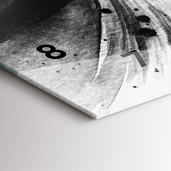 Horizontale Uhr Frau mit Hut