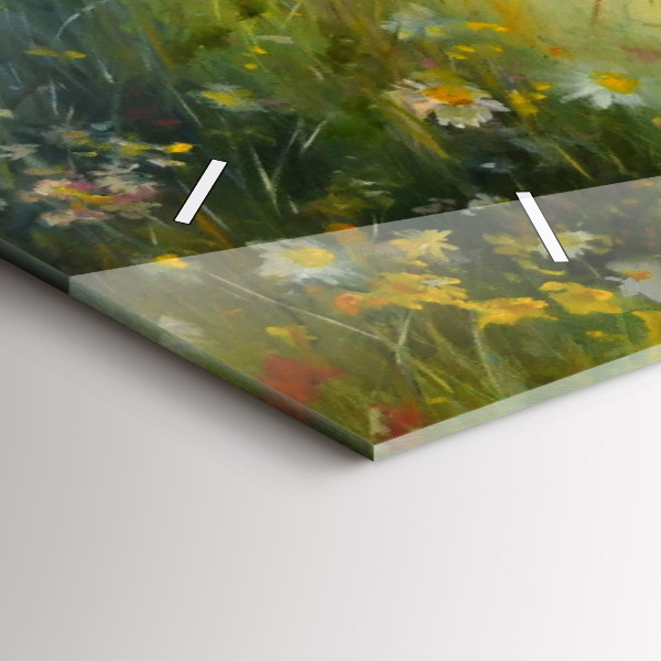 Horizontale Uhr mit motiv Schöne Frau mit Pferd