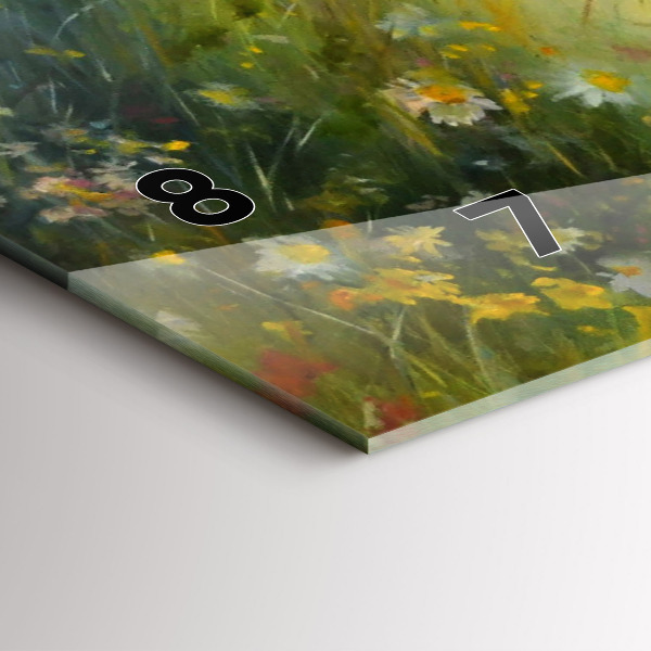 Horizontale Uhr mit motiv Schöne Frau mit Pferd