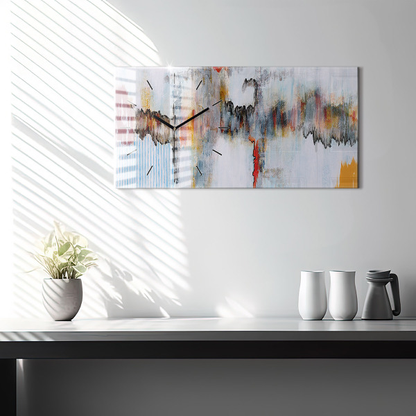 Horizontale Uhr Abstraktion