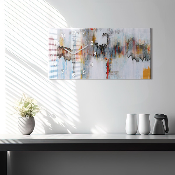 Horizontale Uhr Abstraktion