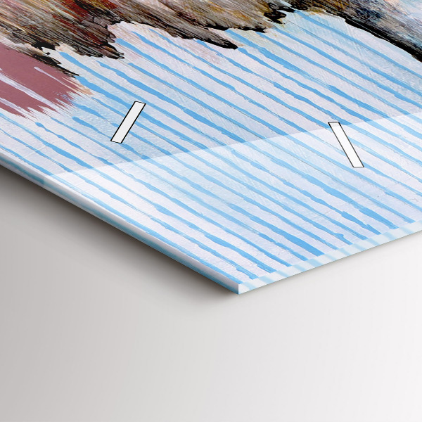 Horizontale Uhr Abstraktion