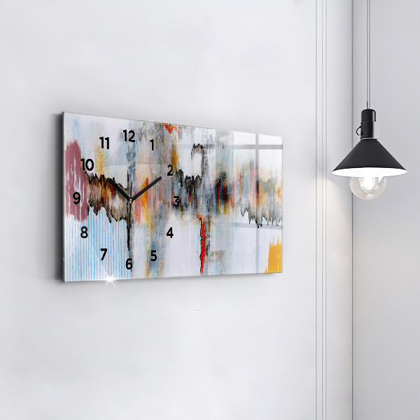 Horizontale Uhr Abstraktion