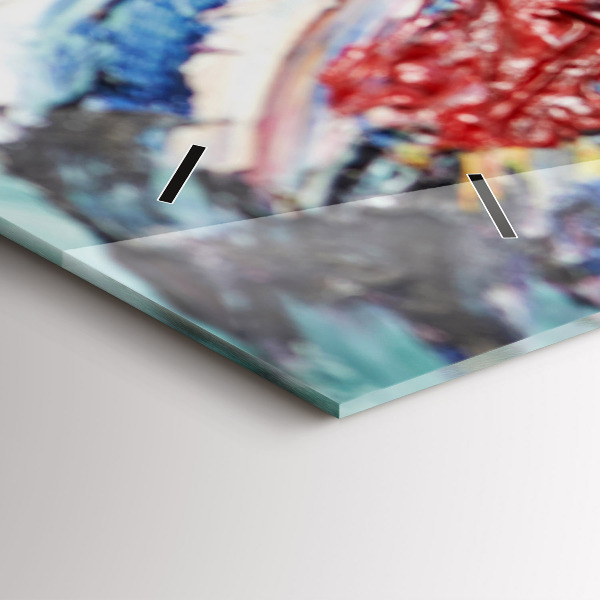 Horizontale Uhr mit motiv Fragment eines Ölgemäldes