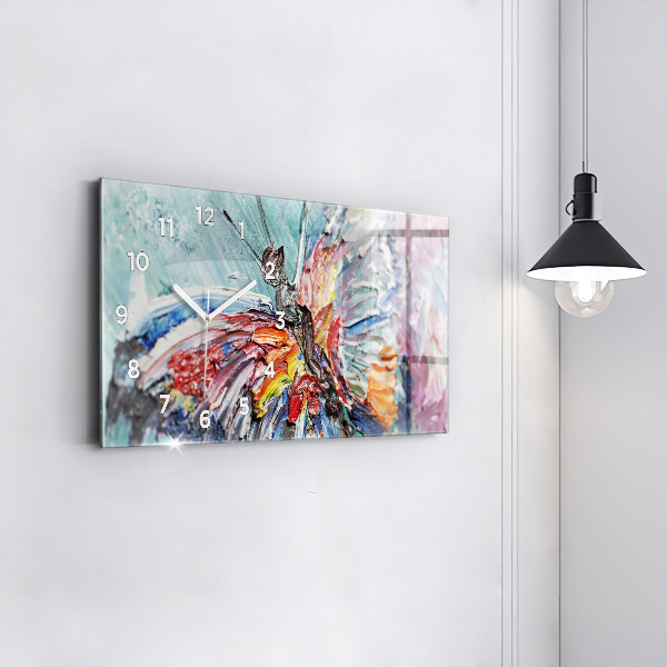 Horizontale Uhr mit motiv Fragment eines Ölgemäldes