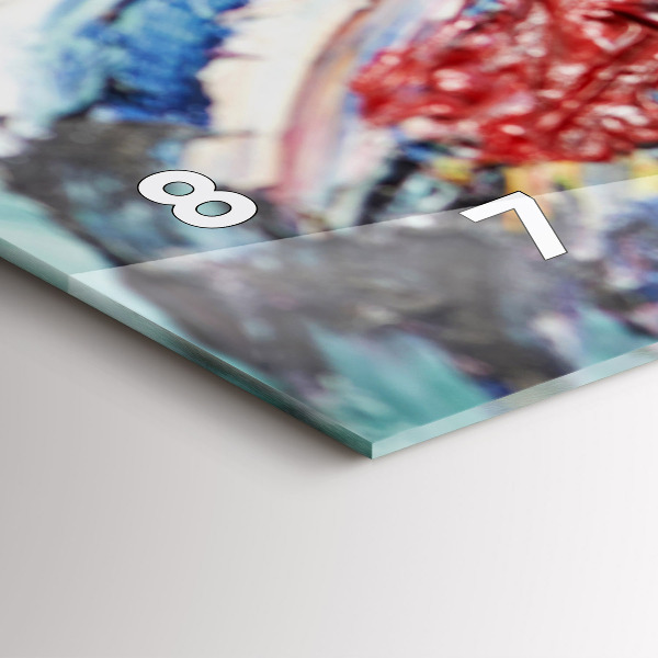 Horizontale Uhr mit motiv Fragment eines Ölgemäldes